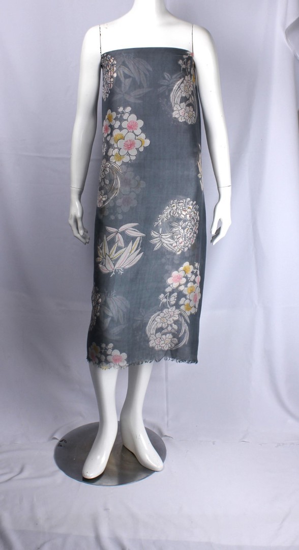 Alice & Lily 70% SILK full length sarong orient grey STYLE : SC/ORNT/GRY image 0